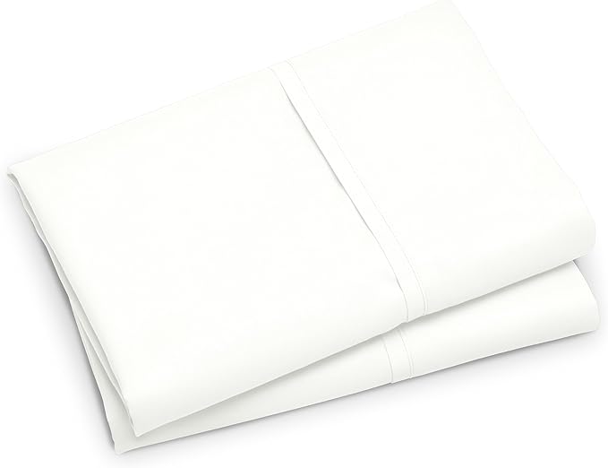 Bare Home Microfiber Pillow Cases - King Size Set of 2 - Cooling Pillowcases - Double Brushed - Ivory Pillowcases 2 Pack - Easy Care (King Pillowcase Set of 2, Ivory)
