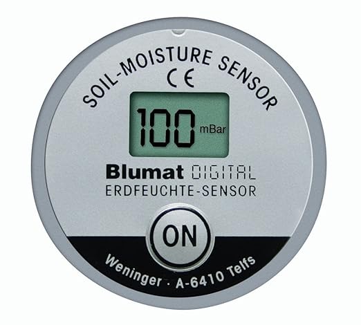 Blumat Moisture Meter for Plants - Accurate Soil Moisture Meter - Easy to Use Advanced Water Meter for Gardening (Moisture Meter with Cap)