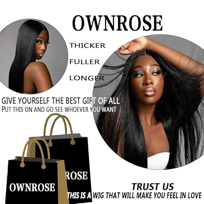 18 Inch Lace Front Wigs Human Hair 13x6 Straight Lace Front Wigs Human Hair Pre Plucked Glueless Wig HD Lace Front Wigs for Black Wome 200 Density Natural Color