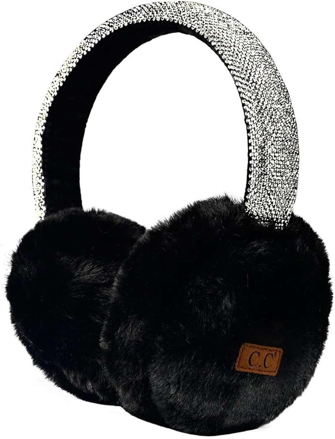 C.C Soft Winter Warm Adjustable Headband Ear Warmer Earmuffs