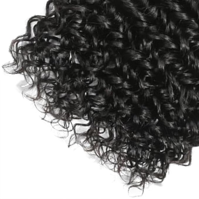 Water Wave Bundles Human Hair Color 1B Bundles 26 28 30 Inch Peruvian Virgin Remy Hair Extensions Niegmeag Double Weft Natural Black Wet and Wavy Bundle Hair Weave