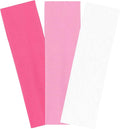 3PCS Headbands for Women Non Slip Elastic Sweat Hairbands Fashion Sports Hair Bands Soft Cloth Fabric Stretchy Headband for Workout Yoga Running