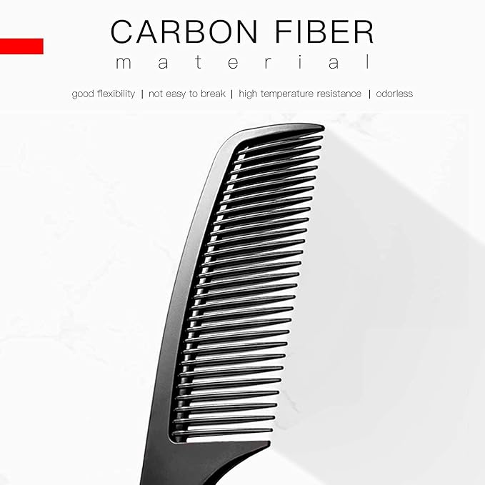 Wide Tooth Comb Large Hair Detangling Comb Styling Comb Hair Brush for Styling and Professional Hair Care, Suitable for Curly Long Wet Hair, Reduce Hair Loss and Dandruff&Headache (6 pcs)