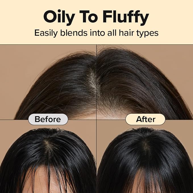 I DEW CARE Biotin Clarifying Dry Shampoo - Tap Secret Original Trio Set | Strengthening & Volumizing, Powder Type, Refillable, Non-aerosol, Brunette, Korean Ginseng, Stocking Stuffers, 0.26 Oz * 3ea