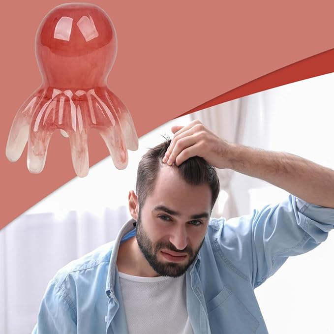 Octopus Scalp Massager - Head Massager | Massage Comb | Manual Head Massaging Device | Health Accessory for Home Headspa Shower Family Neck Body Travel Mom Yoga Wife Spa Friends Dad