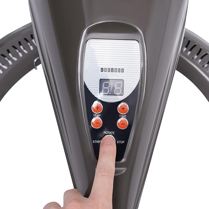 950W Wall Mount Hair Treatment Machine,Orbiting Rotating Hair Processor for Salon Home Use,Time Adjustable,Professional Hair Care for Spa Family (Grey)