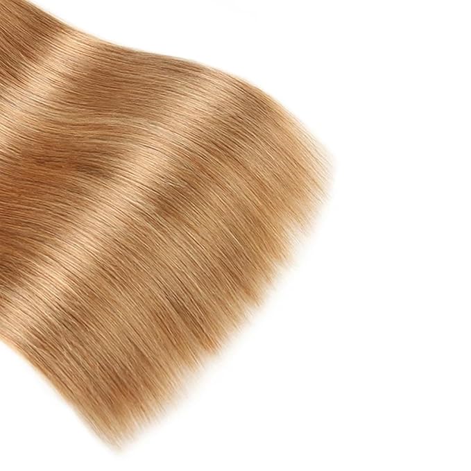 30 32 34 Inch 27 Human Hair Bundles Ombre Blonde Straight Bundle 3 Tone Brown And Honey Blonde Bundles Grade 8A Peruvian Virgin Remy Bundle Hair Extensions