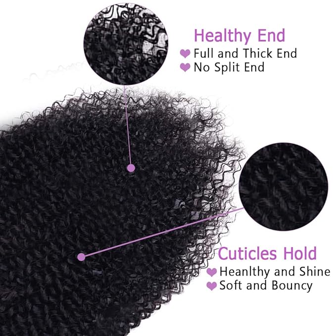 Curly Clip in Hair Extensions For Black Women Brazilian Virgin Human Hair Clip in Extensions for Women 8Pcs Remy Hair with 18Clips 120g 24inch Natural Black