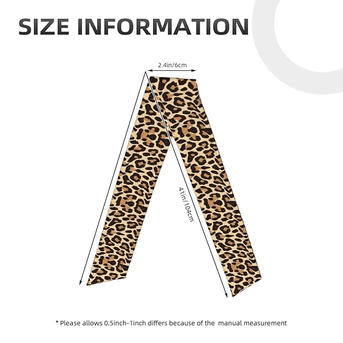 Men's Women Lovely Sports Sweatband Hair Decor for Sports Athletic Spa, Elastic Multipurpose Cool Cheetah Leopard Print Head Ribbon Headwear