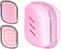 2-in-1 Scalp Massager Shampoo Brush,Scalp Dandruff Removal with Soft Silicone Bristles,Wet & Dry Scalp Care Head Scrubber Hair Washing,Comfortable for All Hair Types