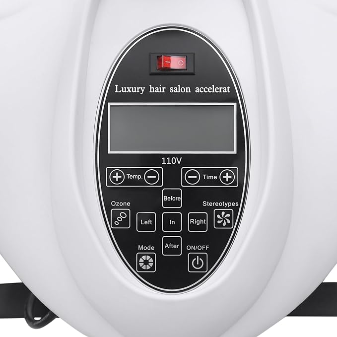 Wall Mounted Professional Infrared Hair Dryer, Freestanding Salon Steamer, Adjustable Hair Color with Timer, Multi-Functional Hair Care Steamer, Hooded Hair Dryer Beauty Salon Equipment