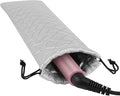 AMIJEAL Heat Resistant Hair Tools Organizer Bag Portable Travel Drawstring Storage Cover Pouch for Hair Straightening Irons, Curling Irons, Flat Irons and Hot Styling Tools(16" x 4.3")