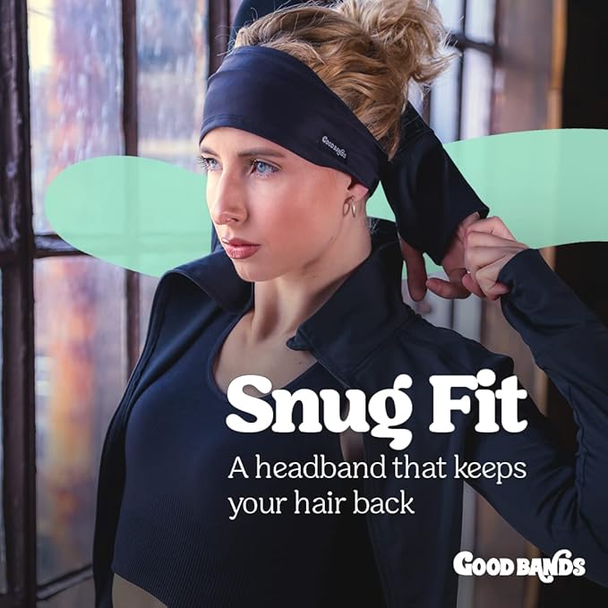 Sweatband for Men and Women - Unisex Non Slip Headband That Wicks Moisture and Eliminates Excess Sweat - Durable & Long-Lasting - Running, Sports, Gym