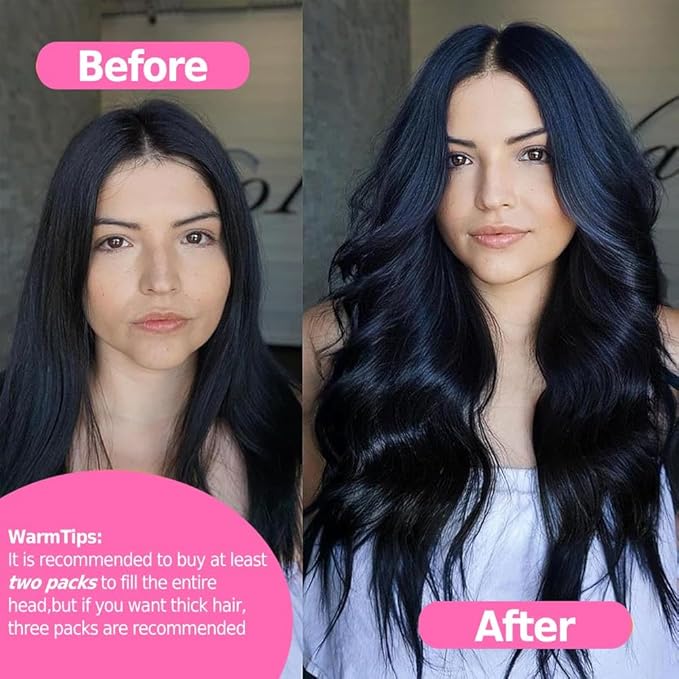Balayage Clip in Hair Extensions Real Human Hair Straight Remy Human Hair Clip ins for Women, Natural Soft Human Hair, 8Pcs 120g, 22inch #1B/6/1B Balayage Natural Black to Chestnut Brown