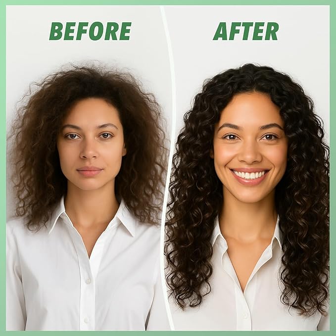 Curl Defining Brush, Curly Hair Brush for Detangling Shaping and Styling Curly Hair, Vented Candy Brush for Wet or Dry Hair Types for Women and Girl, Defining with Side Gear, Reduces Frizz (Green)