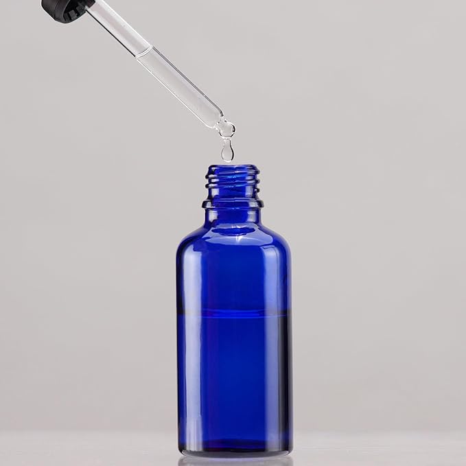 YIZHAO Amber Glass Dropper Bottle 1oz, Tincture Bottles with Glass Dropper, for Essential Oils, Aromatherapy, Cosmetic, Laboratory, Pharmacy, Liquids, Travel –24 Pcs