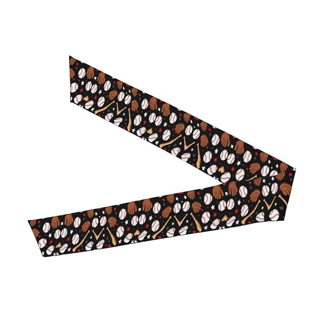 Men's Women Red Black Baseball Sports Sweat Band Multi Style Cool Head Ribbon Headdress for Yoga Travel Spa