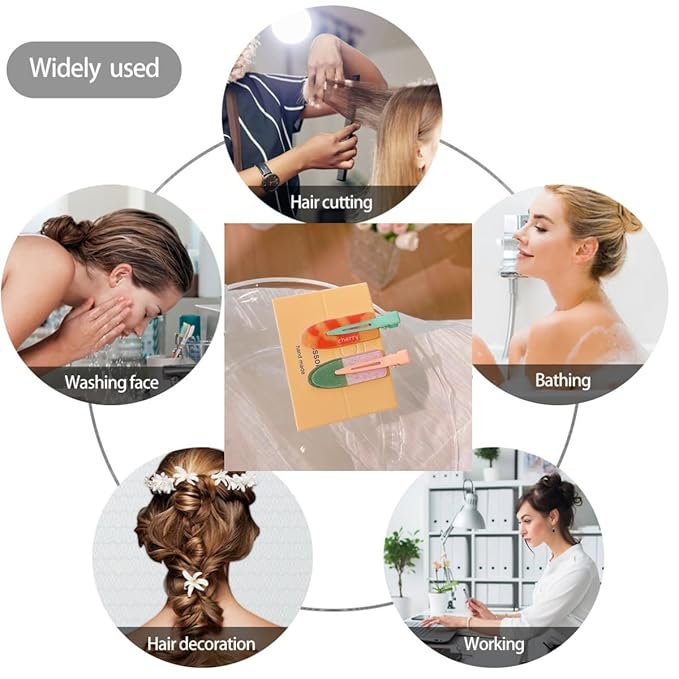 2 Pcs Cute fruit hair clip for Women Girls thick,thin hair.No Bend No Crease Hair Clips for styling sectioning hair barretters fine (Watermelon soda)