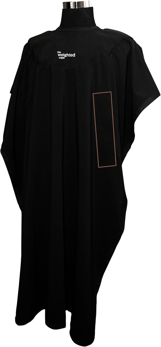 3lb Kids Cape (Ages 8–13) – Weighted Hair Cutting Barber Cape with Elastic Collar, Waterproof Salon Cape for Added Comfort, Perfect for Barber & Hairstylist (52 x 36 in)