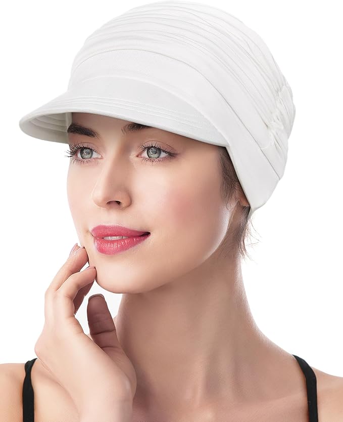 Soft Bamboo Baseball Cap for Chemo Women