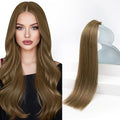 Sunny Hair Tape in Hair Extensions Real Human Hair Invisible Remy Hair Extensions Tape ins for Women Light Brown 20 inch 20Pcs