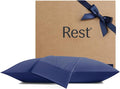 REST® Evercool®+ Cooling Pillowcases King - 2 Pillowcases for Sensitive Skin, Silver Infused Fabric for Hygienic Sleep, Silky Smooth for Curly Hair, High Elastic for Snug Fit (19x35 inches)