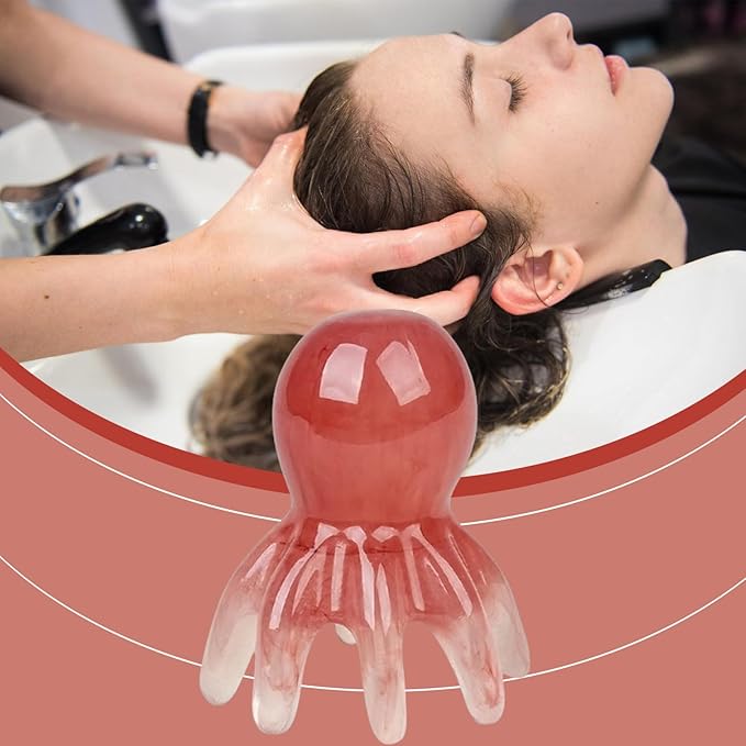Octopus Scalp Massager - Head Massager | Massage Comb | Manual Head Massaging Device | Health Accessory for Home Headspa Shower Family Neck Body Travel Mom Yoga Wife Spa Friends Dad