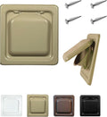 NO-PEST VENT MetalGuard, Dual Door Dryer Vent Cover Outdoor 4 Inch, Powder-Coated Heavy Duty Steel, Pest Proof, Rust Resistant, Safe & Efficient Vent Cap (Tan, STEEL 4" W/O Duct Tube)