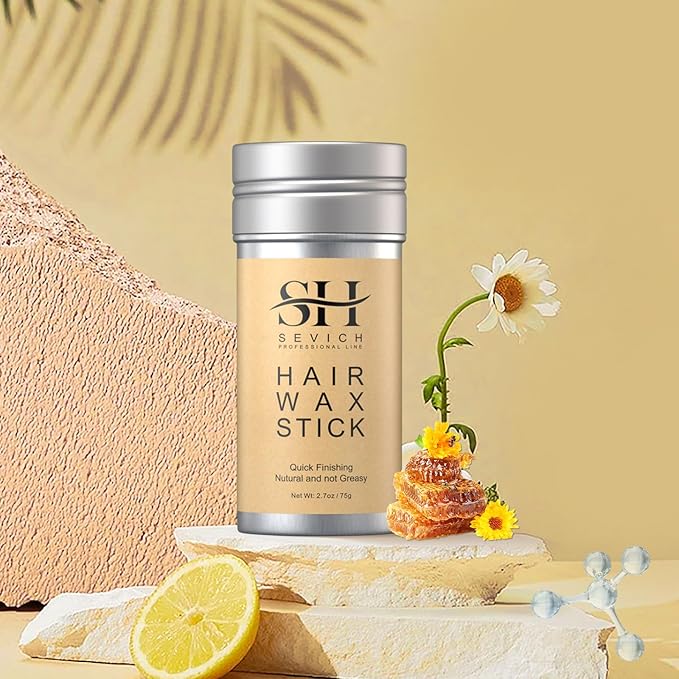 SEVICH Hair Wax Stick for Women & Kids, Hair Styling Waxes, Slick Back Hair Products, Only 90 Seconds,Hair keeps the Style 24H,75g