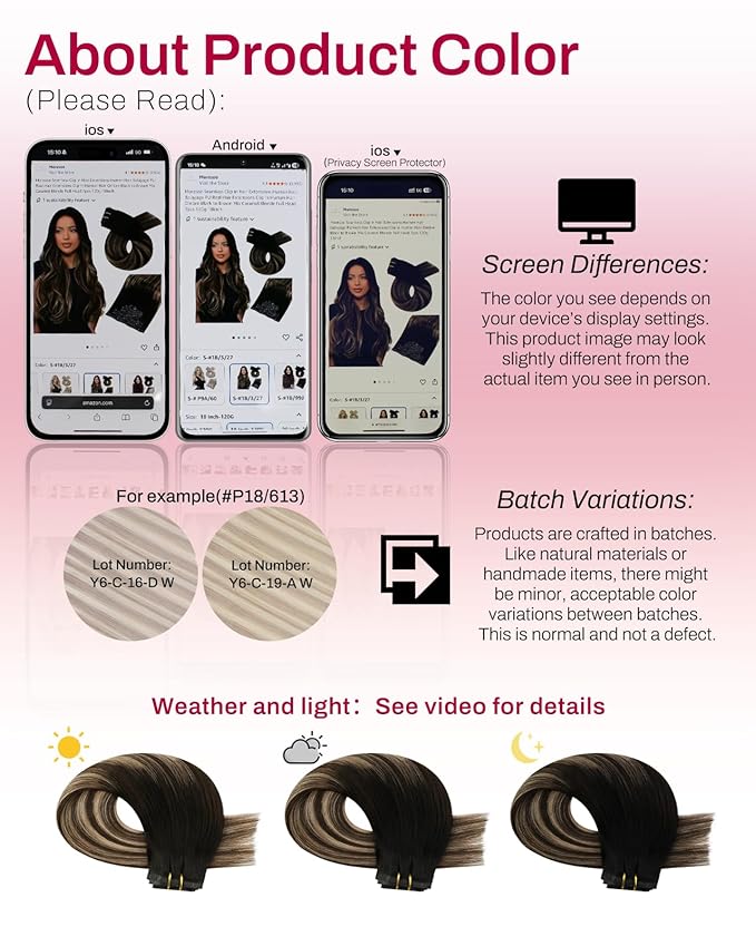 Moresoo Seamless Clip in Hair Extensions Human Hair Black to Brown with Blonde Ombre Hair Extensions Clip ins Long Natural Black to Brown with Honey Blonde Remy Straight Pu Weft 120g/7pcs 22 inch
