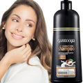Dark Brown Hair Dye Shampoo, Instant Hair Color Shampoo, Covers Gray in Minutes, Long Lasting Brown Hair Dye, Coconut Dye Shampoo, Easy to Use 16.90 Fl Oz