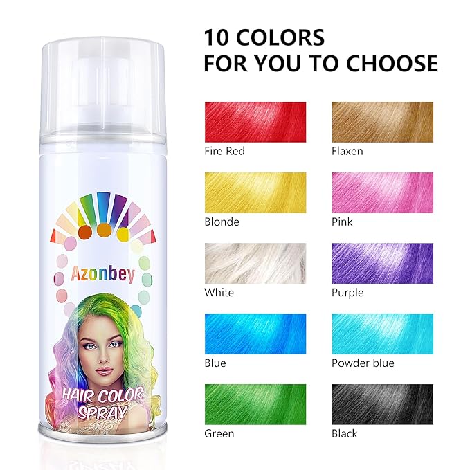 Halloween Hair Spray,Temporary Hair Color Spray for Women Kids Men,Washable Hairspray,Colored Hair Spray,Color Hairspray for Halloween,Party,Cosplay,Christmas Day (01#Pink)