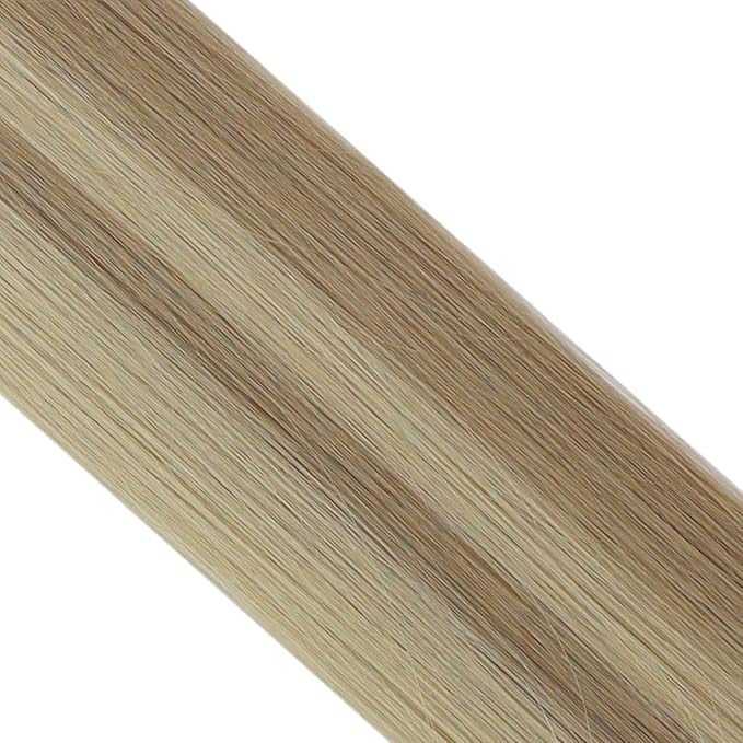 Full Shine Tape ins Extensions Virgin Injection Tape in Hair Extensions Color 2/18/22 Tape ins Human Hair 20Inch Seamless Invisible Hair Extensions Real Human Hair 12.5Gram 5Pcs for Women