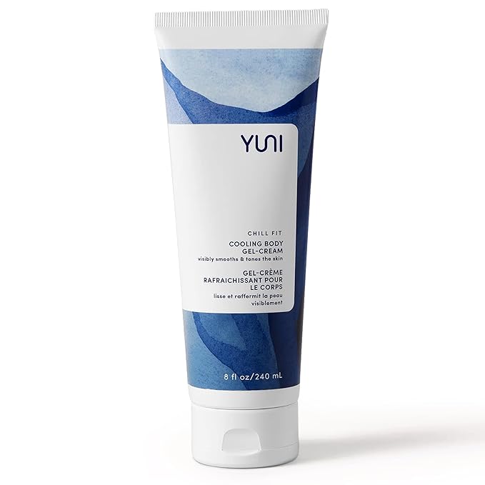 YUNI Beauty Body Gel-Cream – Hydrating Skincare – Cooling Gel – Tones & Firms – Soothing Cream – Post-Workout Body Cream & Moisturizer – Vegan – 8 fl oz