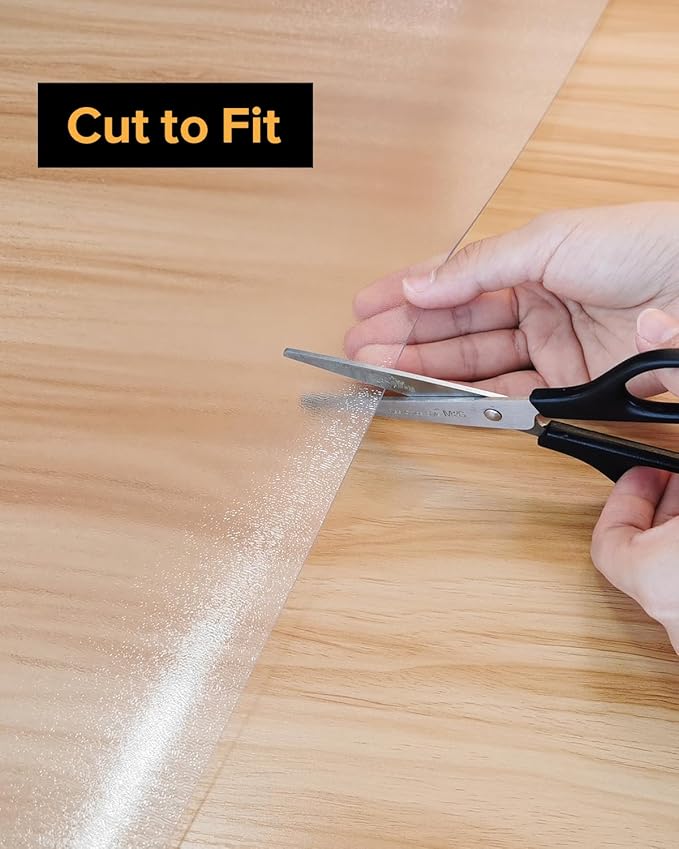 Clear Frosted Floor Mat, PVC Durable Anti-Scratch Floor Mat (20"x 28")