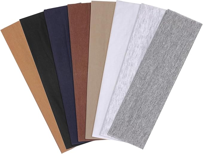 8 Pcs Headbands for Women's Hair, Fashion Hair Bands for Women Soft Elastic Ladies Headband Yoga Gym Hair Accessories