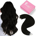 YoungSee Micro Bead Hair Extensions Real Human Hair Dark Brown Microlink Hair Extensions Brown 18 Inch Micro Loop Hair Extension Real Human Hair Cold Fusion Hair Extension Straight for School 50s 50g
