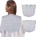 Professional Hair Cutting Cape with Geometric Grid Pattern, Longer Silicone Waterproof Cutting Mat,Neck Guide