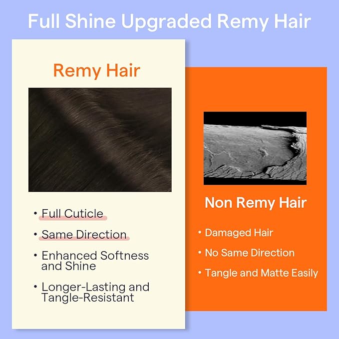 Full Shine Brown Clip in Hair Extensions 26 Inch Dark Brown Extensions Clip ins Human Hair for Homecoming for Teen Girls 7 Pcs 150 G