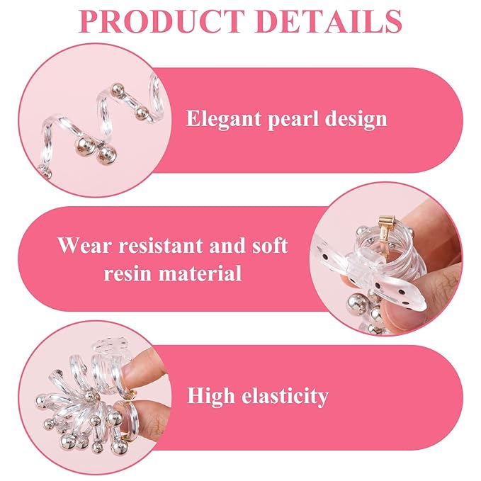 4PCS Bow Spiral Hair Ties with Colored Beads, 4 Colors Bowknot Bead Phone Cord Ponytail Holders for Women, Elegant Rubber Hair Coils, Stylish Hair Accessories for Party, Daily Use