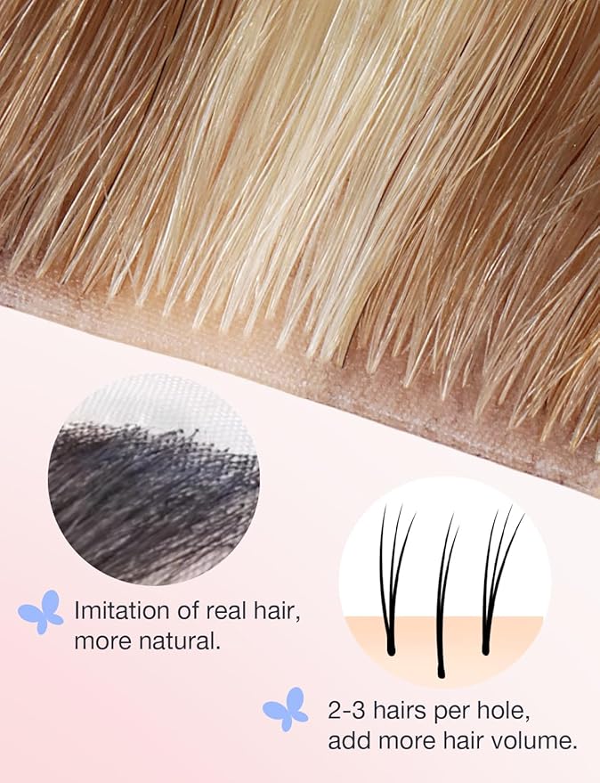 DOORES Invisi Edge Tape in Hair Extensions Human Hair, Light Brown Highlighted Medium Blonde 10 Injection Tape-ins with 10 Injection Tape-ins 50g 14 Inch, Virgin Tape in Extensions