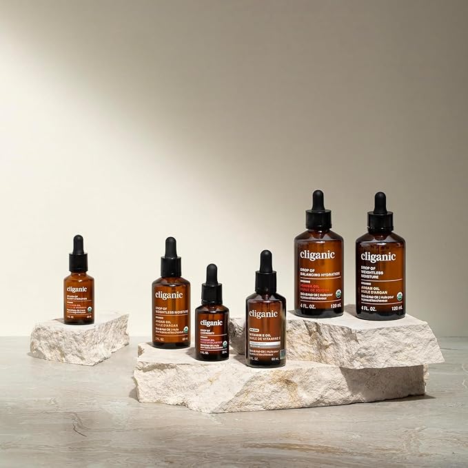 Cliganic Organic Pumpkin Seed Oil, 100% Pure - For Hair & Face | Natural Cold Pressed Unrefined