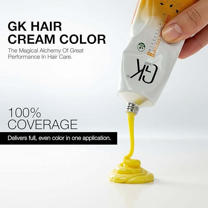 GK HAIR Global Keratin Chocolate 8.99 Hazelnut Hair Color Cream Tube (3.4 Fl Oz/100ml) + 20 Volume Developer (5 Fl Oz/150ml) - Professional Permanent Long Lasting Toner Dye