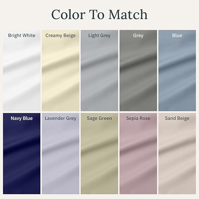 California Design Den King Size Pillows Cases Set of 2-1000 Thread Count Sateen, Soft and Thick 100% Cotton Pillowcases King, Durable - Grey