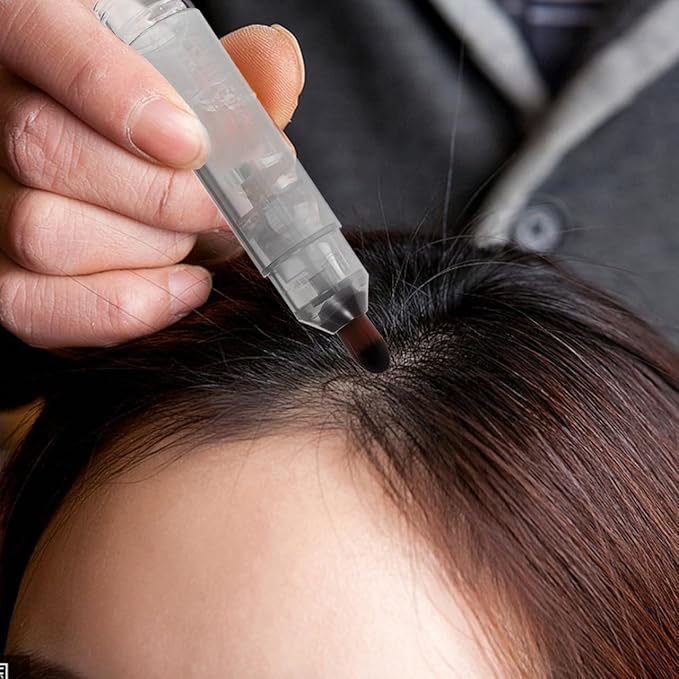 FRCOLOR Scalp Applicator Comb with Dropper and Brush for Precise Hair Oil Application Suitable for All Hair Types Compatible with Growth Serums and Scalp Treatments
