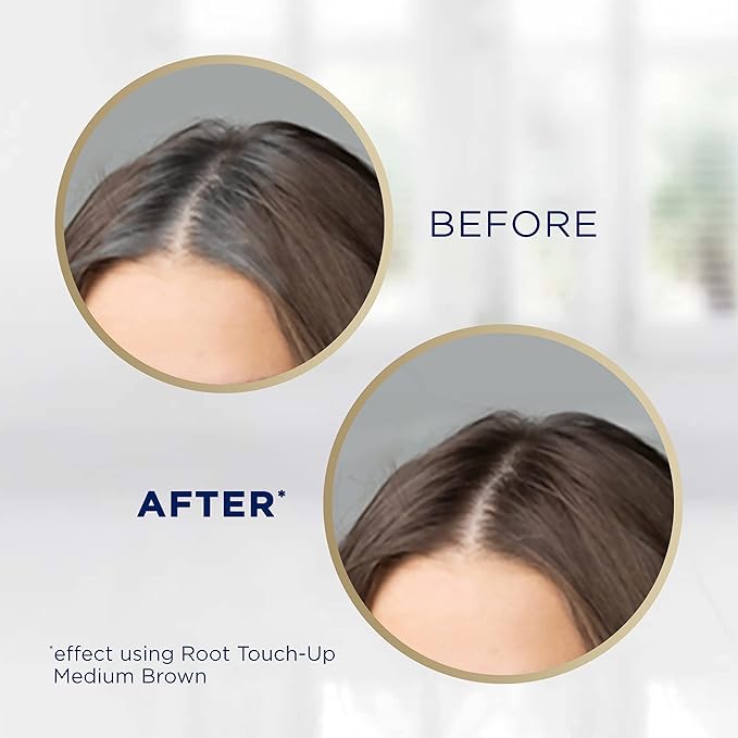 Clairol Root Touch-Up by Nice'n Easy Temporary Hair Coloring Spray, Black Hair Color, Pack of 2