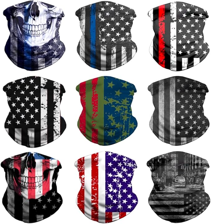 Neck Gaiter Face Cover - Sun Protection Mask Balaclava for Men and Women