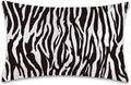 Zebra Black and White Satin Pillow Case Queen Size,Soft Pillowcases for Hair and Skin Similar to Silk,Pillowcases with Hidden Zipper Bedding Accessories,20X30 Inches,1 Pack