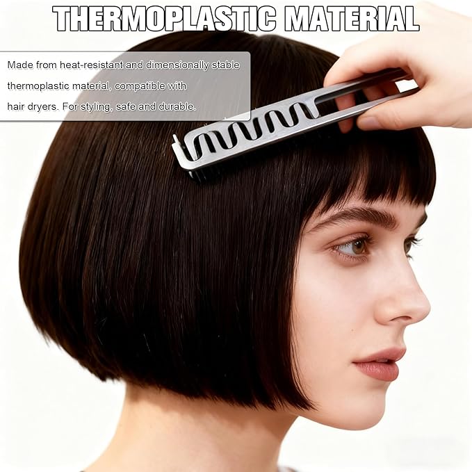 Upgrade Texture Comb, Volumizing Wide-Tooth Hair Styling Comb, Foundation Capacity Apparatus Maximum Lift Roots Volume Tool for Women Men (2Pcs Mixed Color)