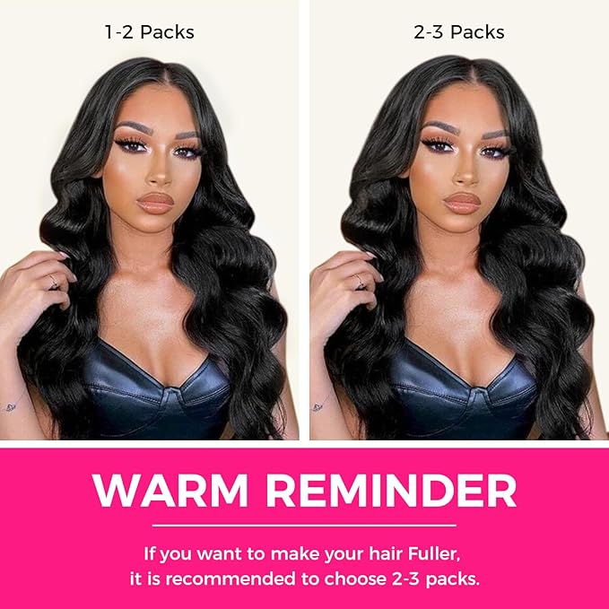 Lashey Seamless Clip in Hair Extensions Human Hair, 7pcs 110g Body Wave 24 Inch #1B Natural Black Remy Human Hair Extensions with Soft Invisi Edge